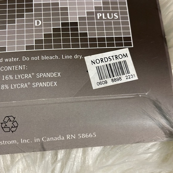 Nordstrom Fashion Vintage Faux Stringer Control Pantyhose Sheer Toe Black Size B - Picture 13 of 13